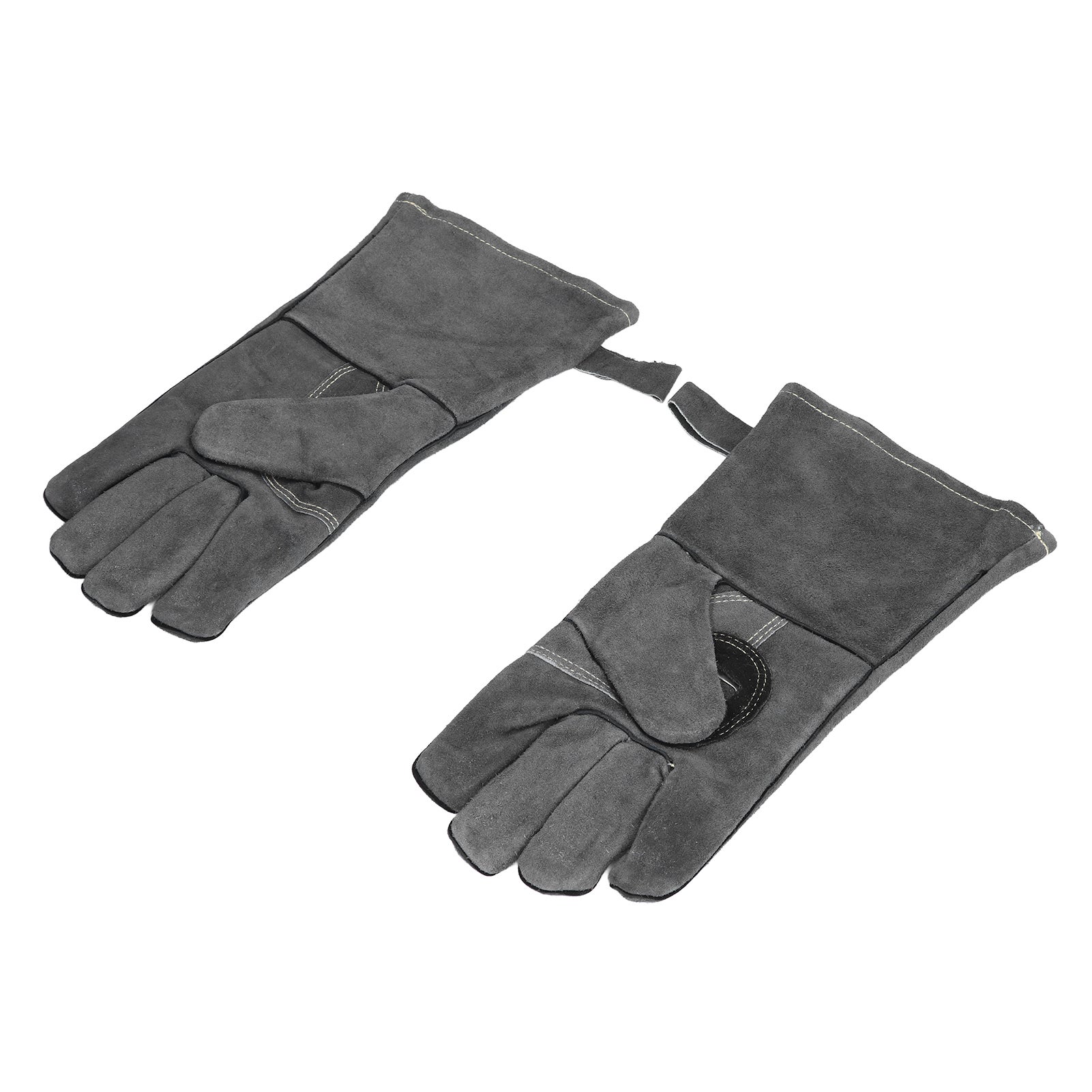 Gants Barbecue Haute Température 2 Couches Cuir 35cm 500°C / 932°F Anti-Chaleur Grill Four Jardinage – ComfortXL - 7