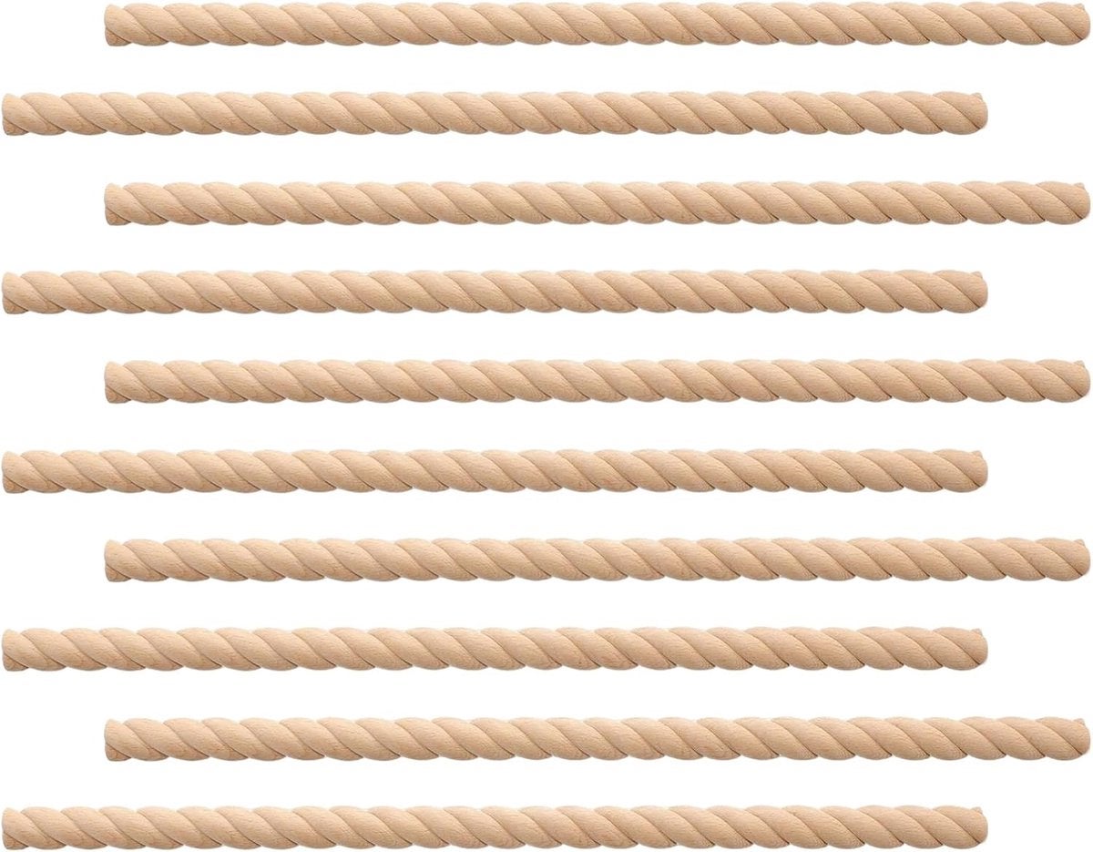 Mulaje din lemn, borduri decorative, proiecte de prelucrare a lemnului, design tăiabil manual, 10x6x400mm, fag brut