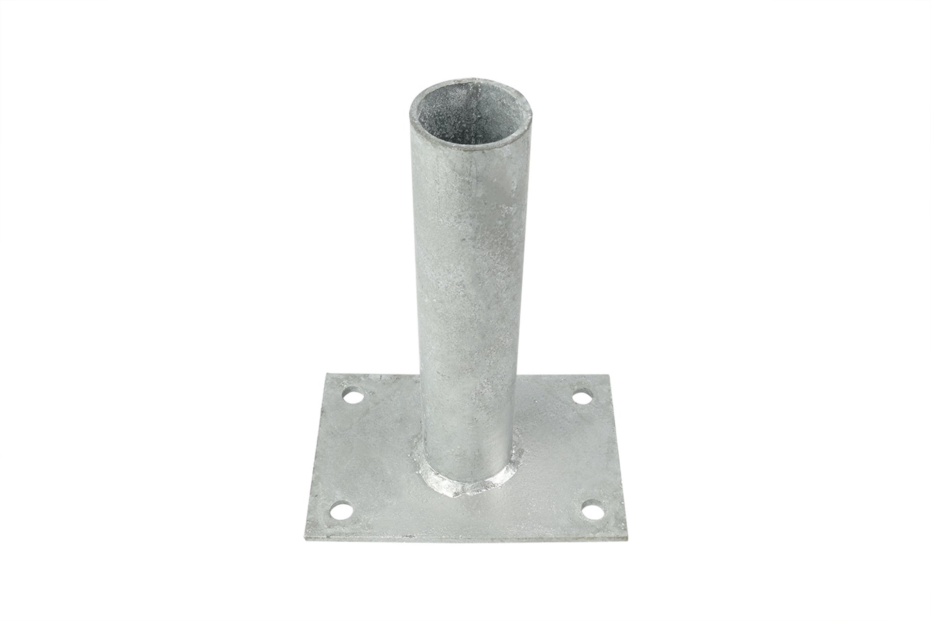 Wovar Support de poteau rond sur plaque Ø44 mm x 15 cm - Par Pièce - 2