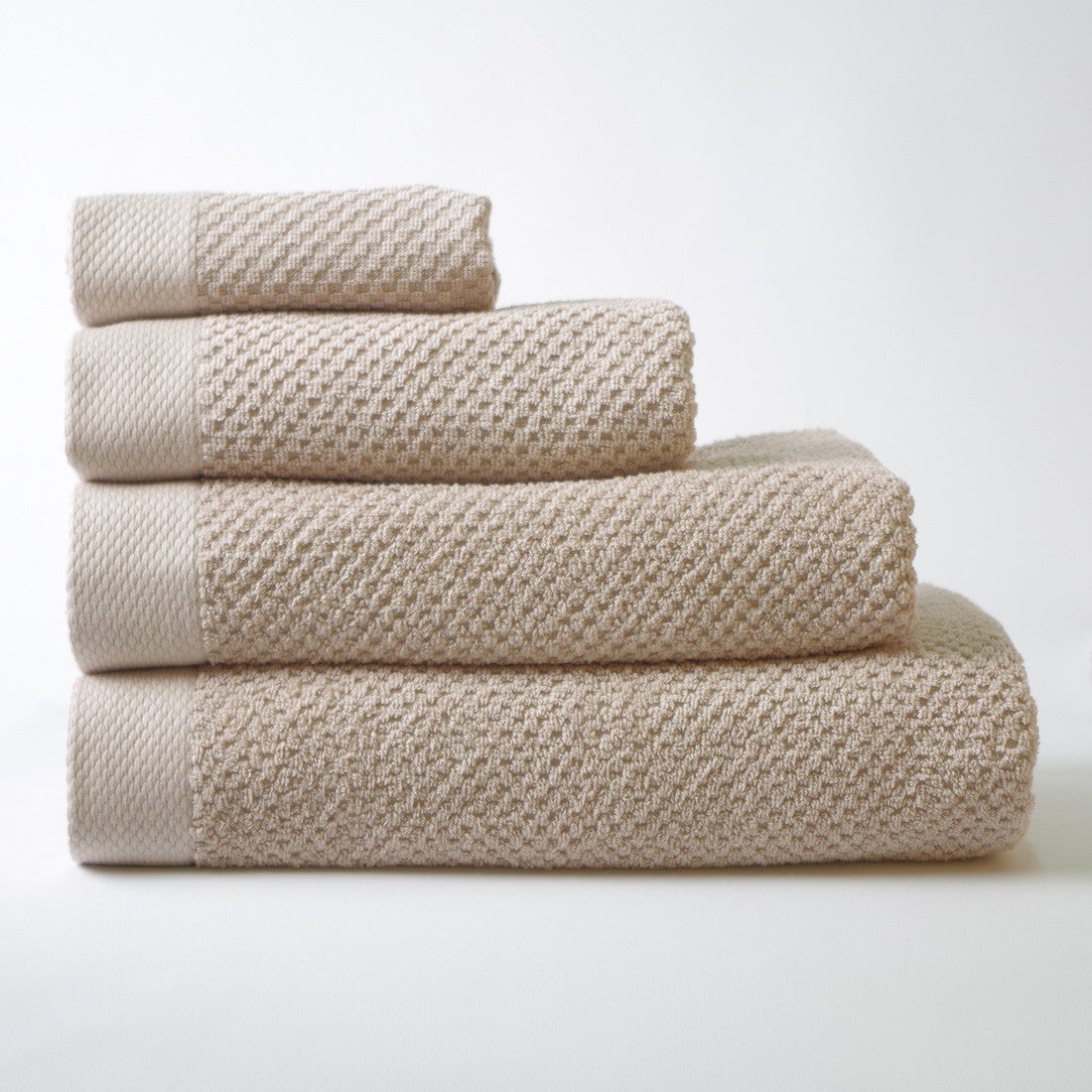 Serviette De Toilette 50x100 Cm Coton RIBBON Beige