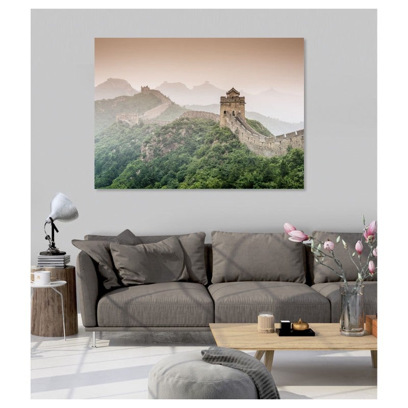 Tableau toile en kit LA GRANDE MURAILLE 180 x 130 cm - Toile textile sans PVC, Made in France par Scenolia - 3