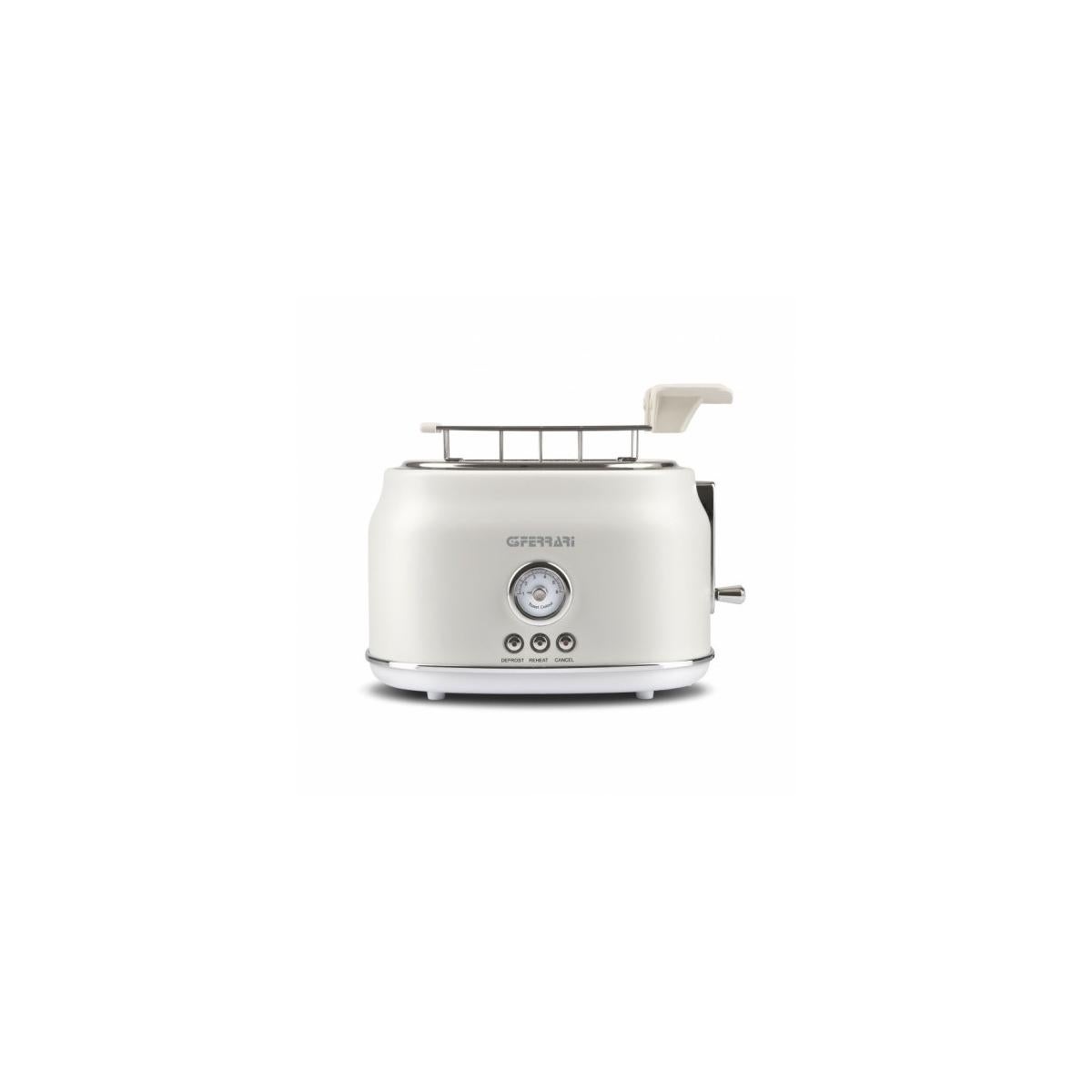 G3 Ferrari G10134 Artista Tostapane, 750 W, Metallo, Bianco