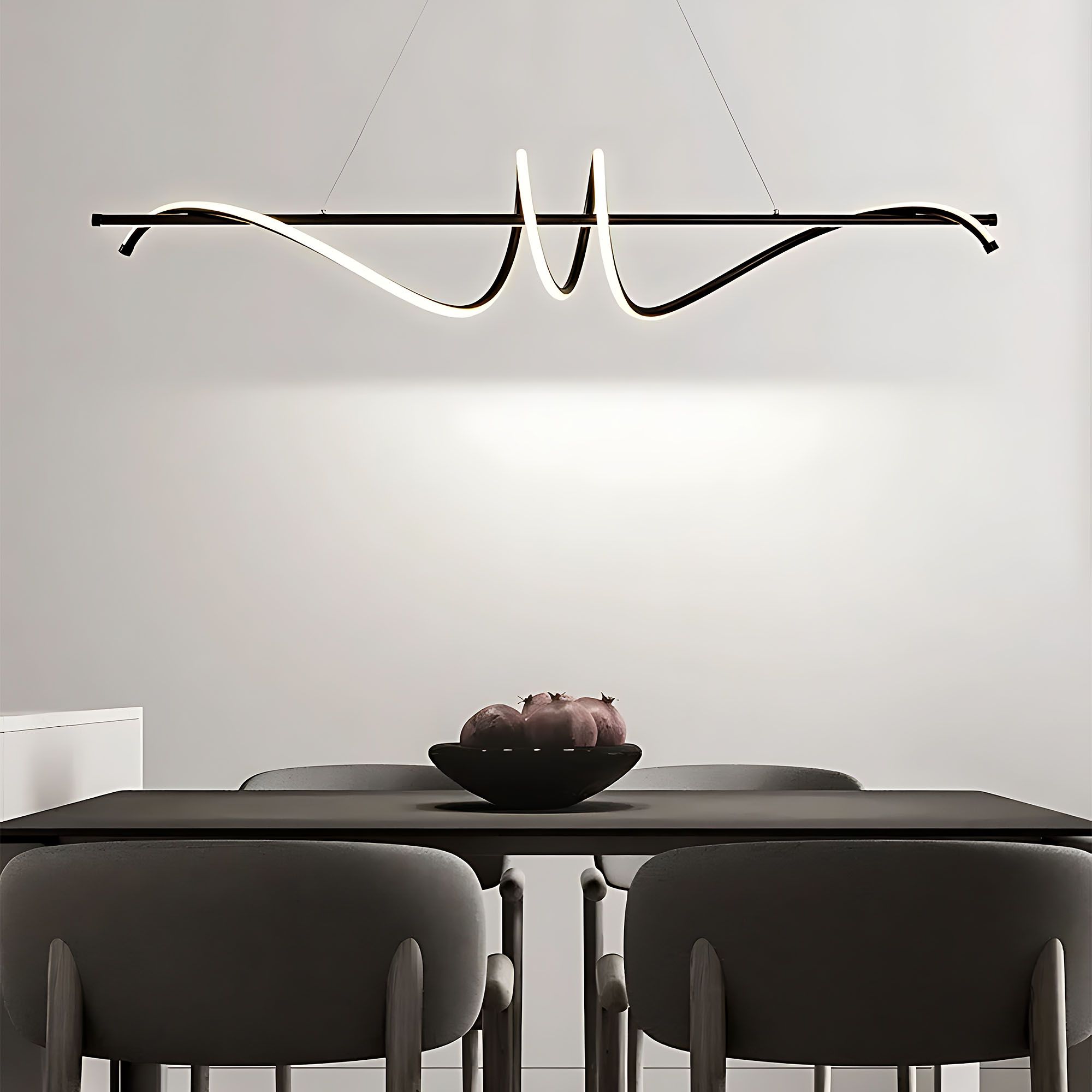 Lampa Sufitowa Wisząca Led Toolight Lhj023-Cp Czarny 120Cm - 4