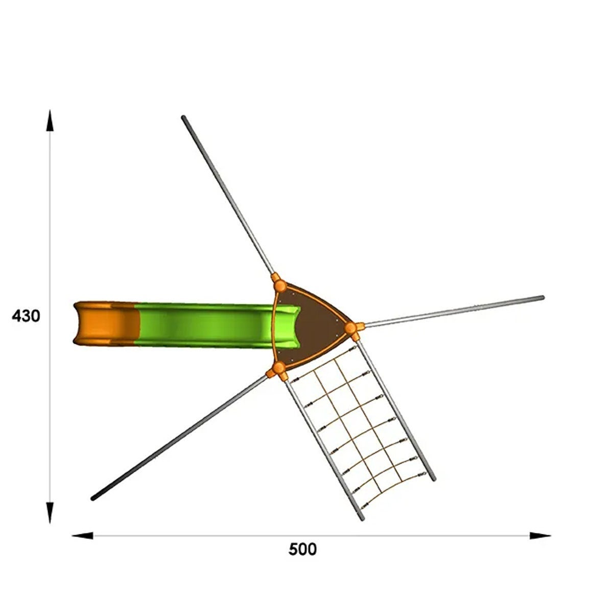 Structure de jeux 9 enfants Trigano EVO FILO - 2
