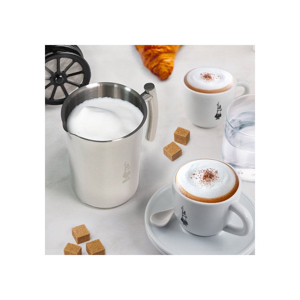 Bialetti 8006363027236 Mousseur à lait électrique portable et chauffe-lait métallique - 6