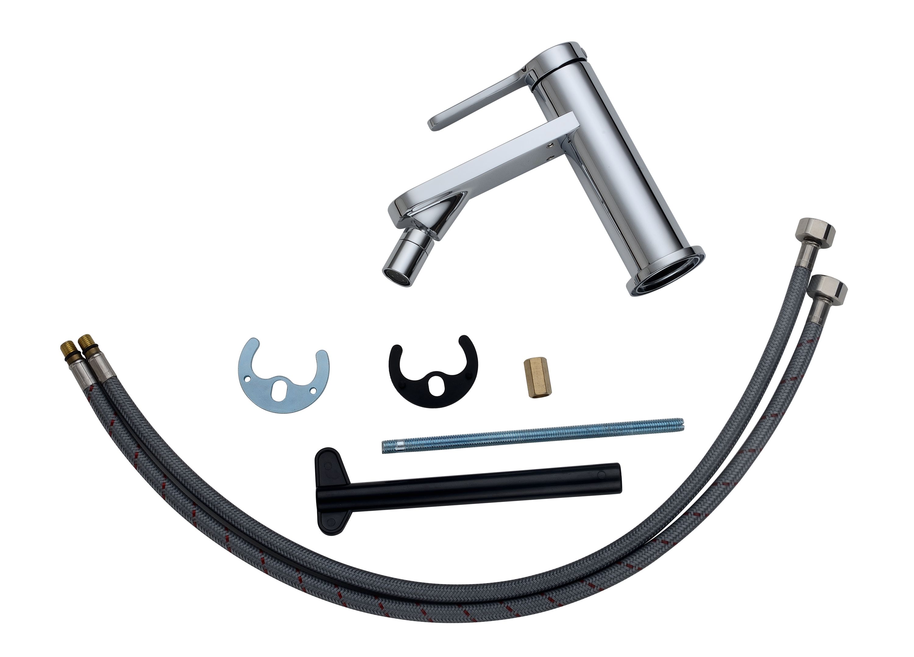 SENSEA - Robinet mitigeur de bidet en laiton - finition chromée - économie d'eau - ESSENTIAL - 6