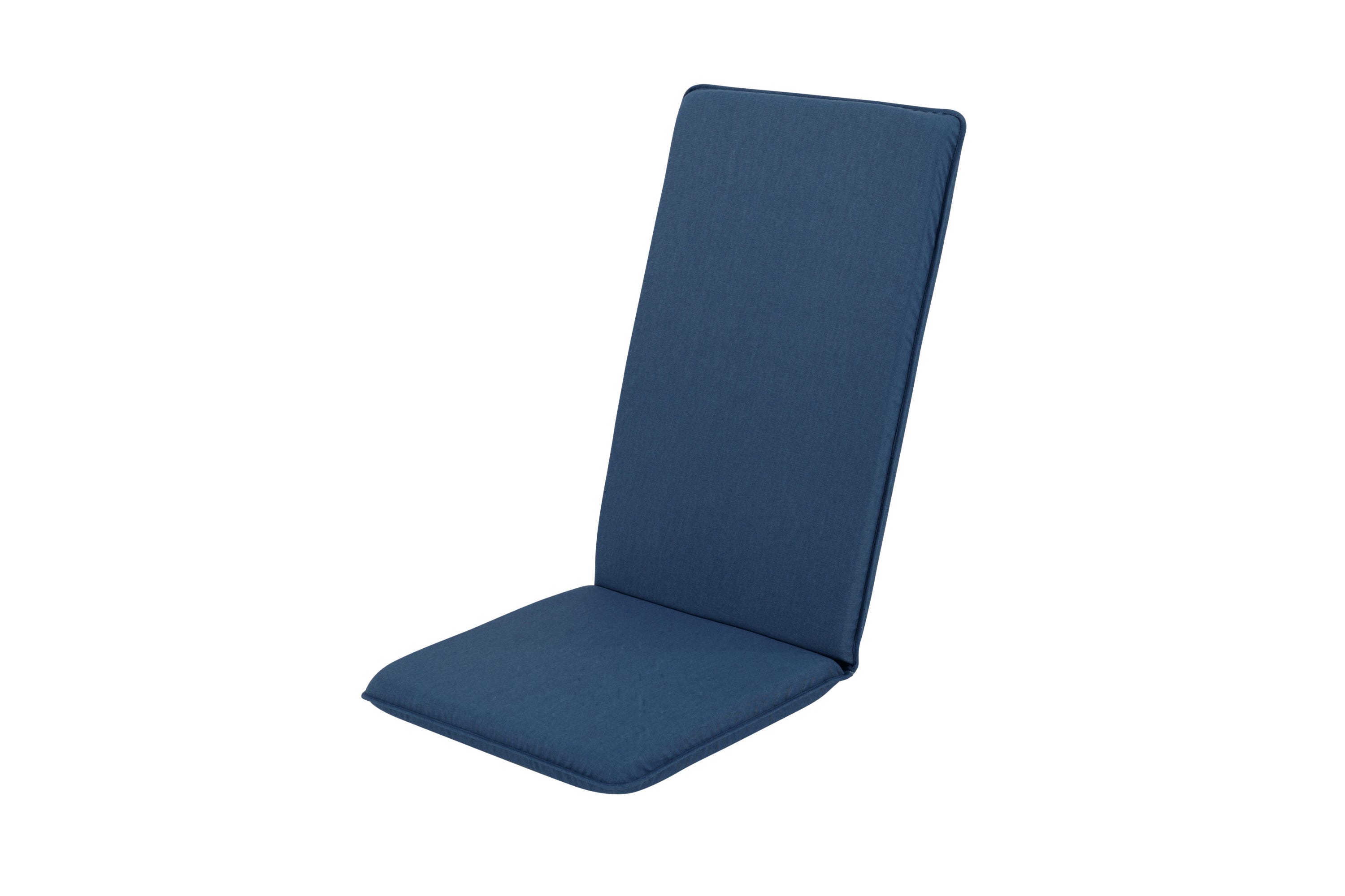 Poduszka ogrodowa wielopozycyjna Gładka niebieska 49x122 cm