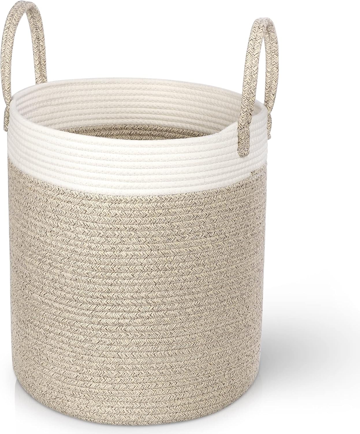 Składany kosz na pranie, khaki, 40 l