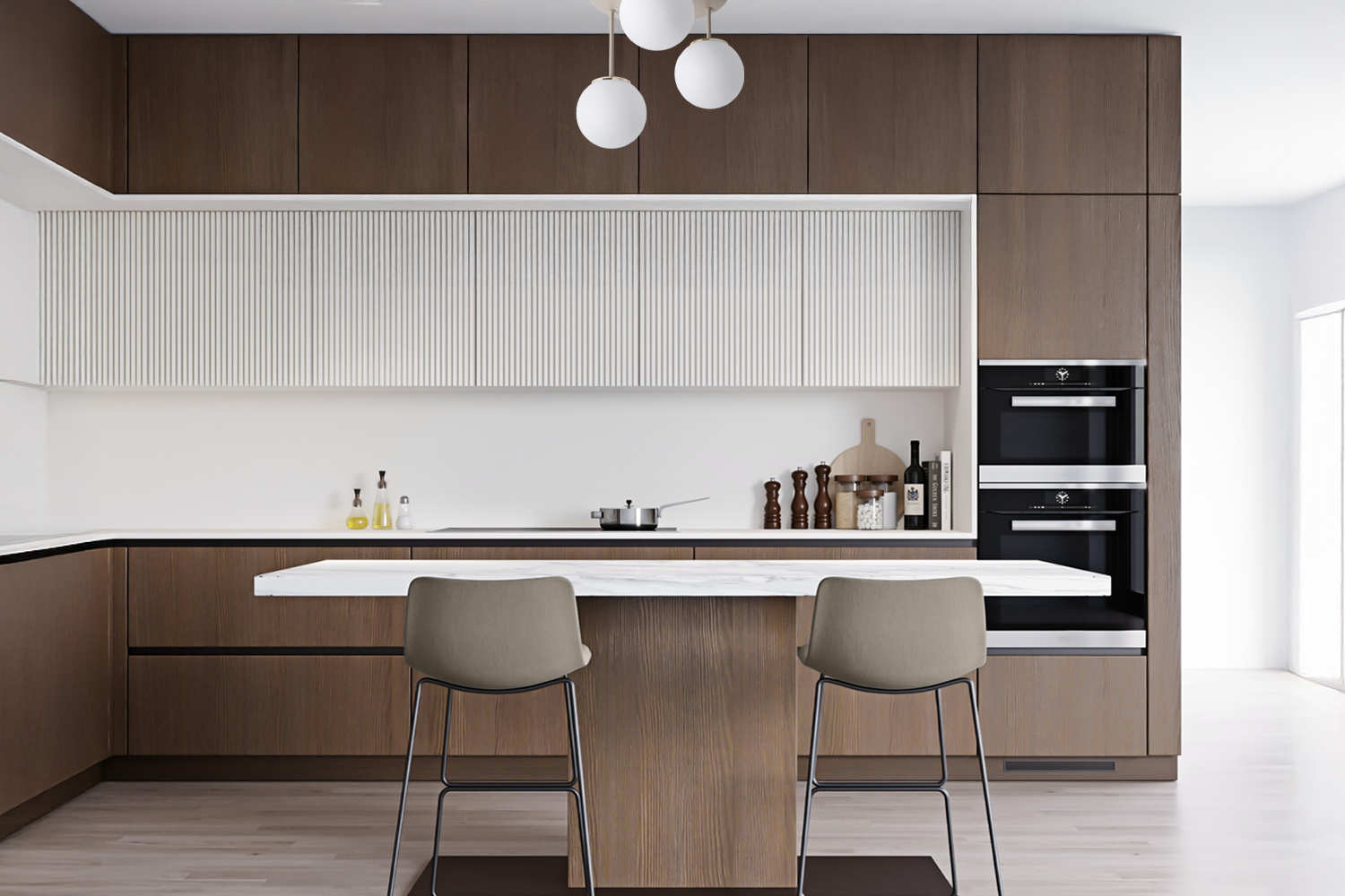 Lampa sufitowa wisząca Florence glamour 3xE14 kaszmirowy/złoty Light Home LH - 4