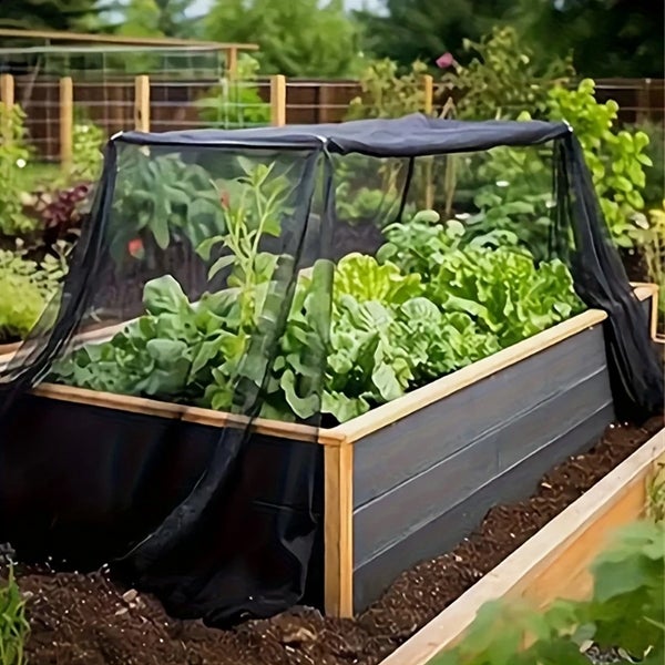 Moustiquaire universelle pour terrasse de jardin - Moustiquaire en maille polyester pour tonnelle (2,4 x 6 m de large) - 4