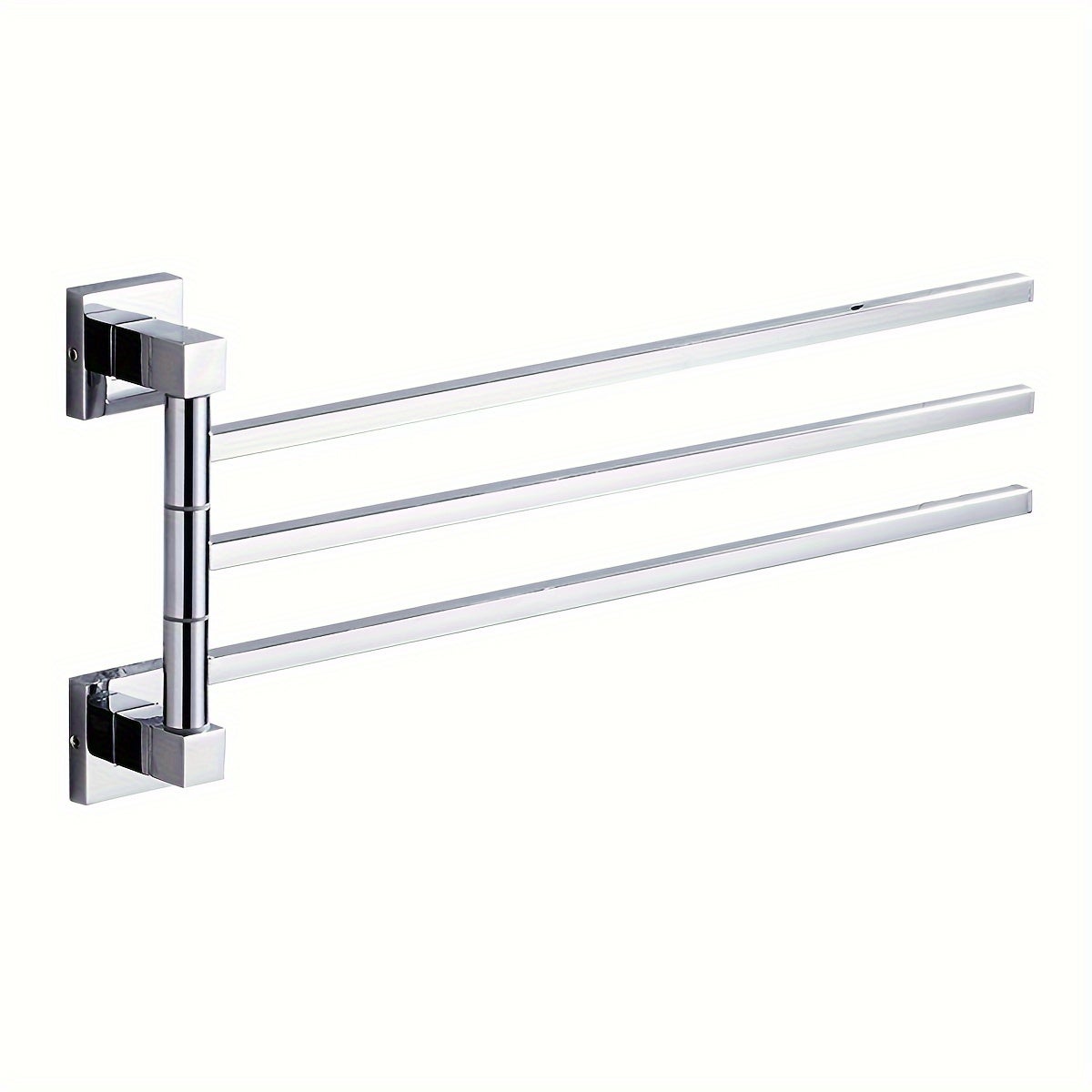 WOHPNLE Porte-Serviettes Pivotant Mural 360° - Barre à Serviettes Rotative 2 Ou 3 Bras En Acier Inoxydable Pour Salle De Bain
