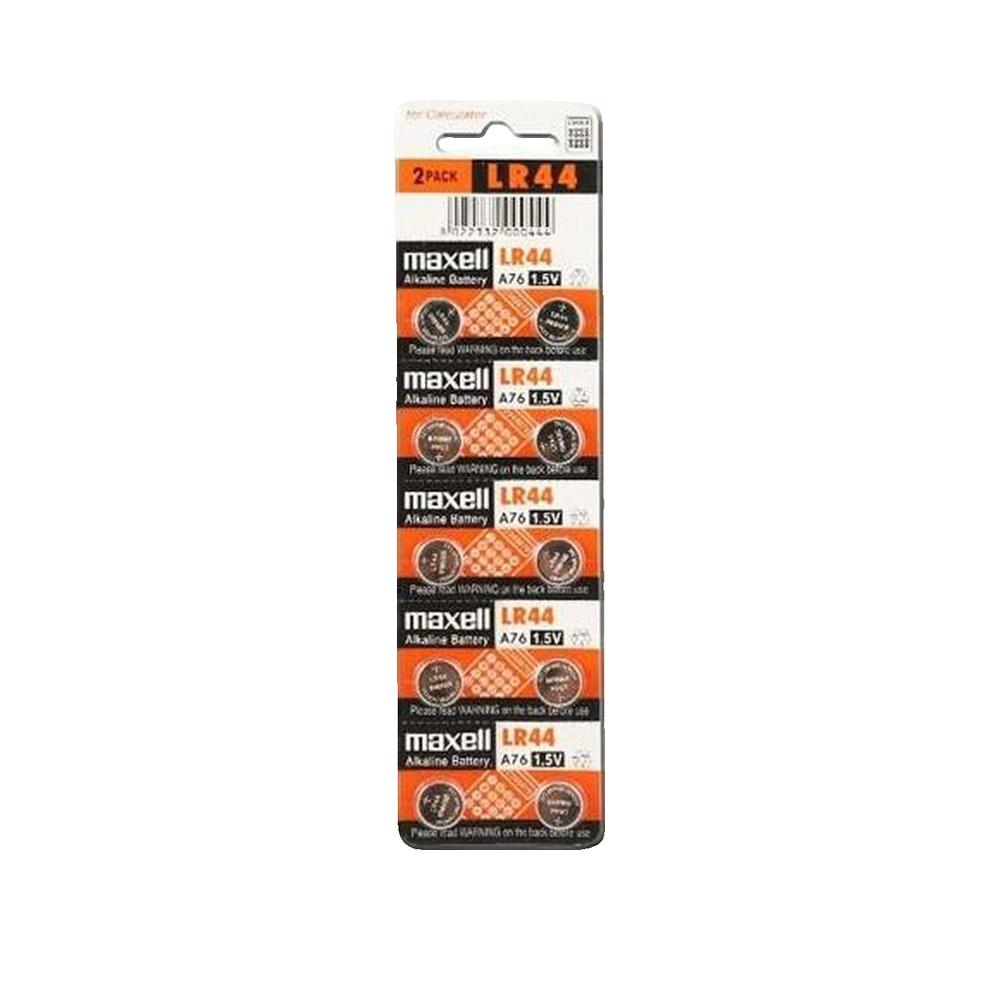 Bateria alkaliczna Maxell LR44 1,5 V 110 mAh zestaw 10 szt.