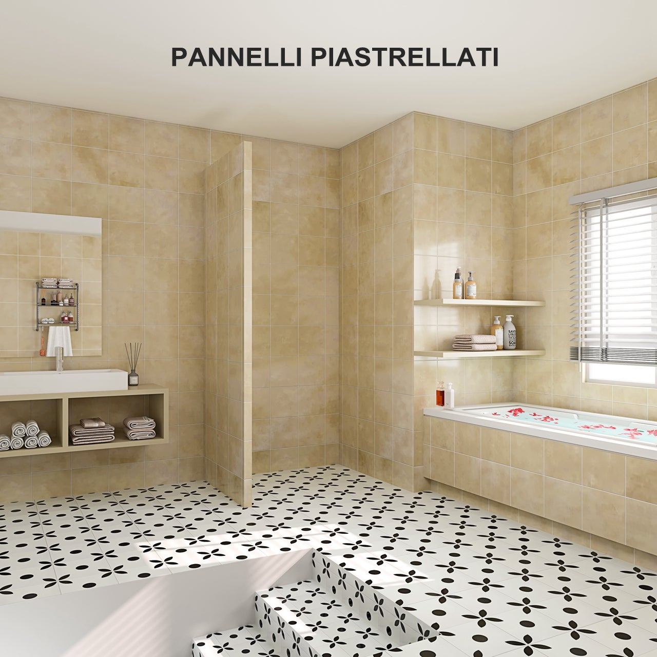 Pannello di Costruzione da Piastrellare in Estruso Polistrirene Rigido per l’Isolamento della Casa e del Bagno Dimensione 2500x600X25mm(5 pezzi/set) - 4