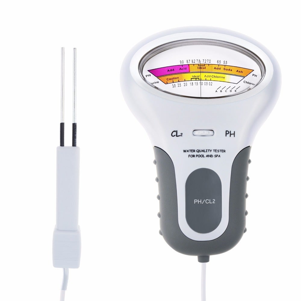 W 1 miernik pH chloru PC-102 Tester chloru Ph Cl2 Urządzenie do pomiaru jakości wody w basenie Nowy tester q