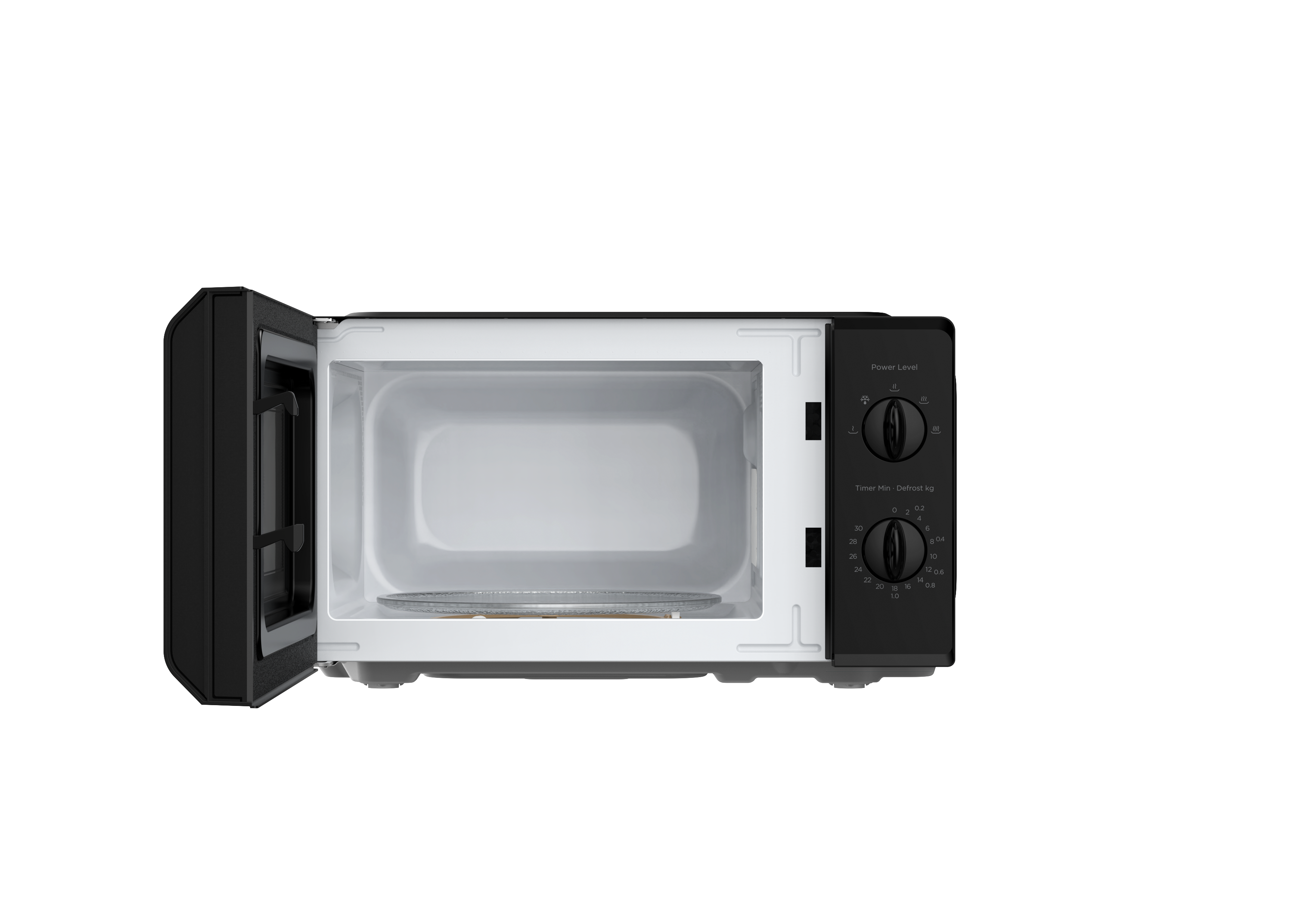 Micro-ondes pose libre - COMFEE CMO-MP012OC(BK) - Inverter - 6,2kg - L42,2 x P32,9 x H23,8 cm - 700W - 19L - Noir - 3