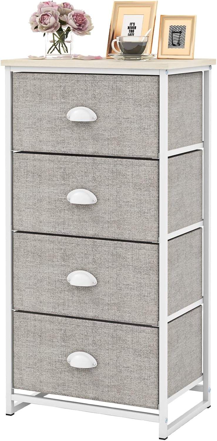 Commode Avec 8 Tiroirs En Tissu,meuble De Rangement,armoire,en Mdf