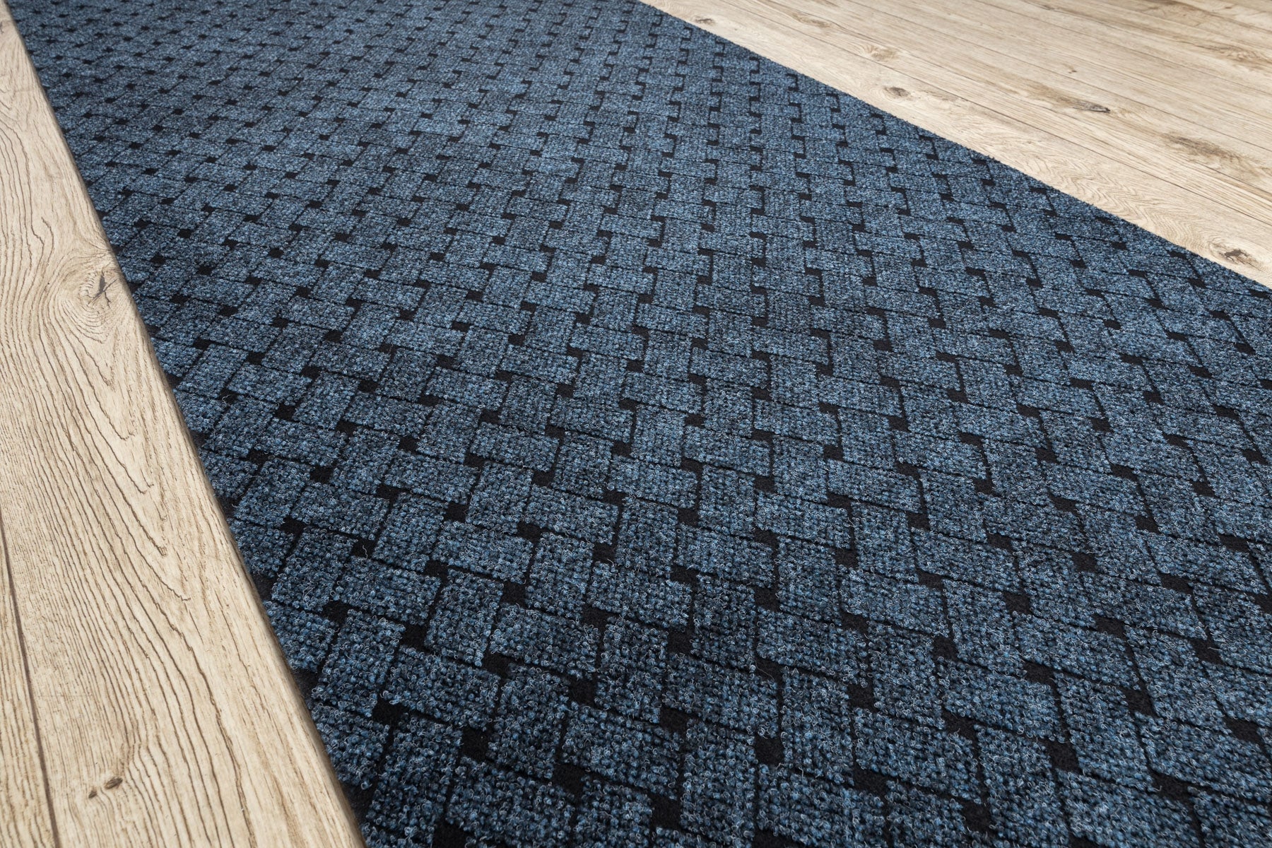 Paillasson antidérapant pour les mètres courants 100 cm VECTRA 800 extérieur, intérieur, sur caoutchouc - bleu 100x310 cm - 4