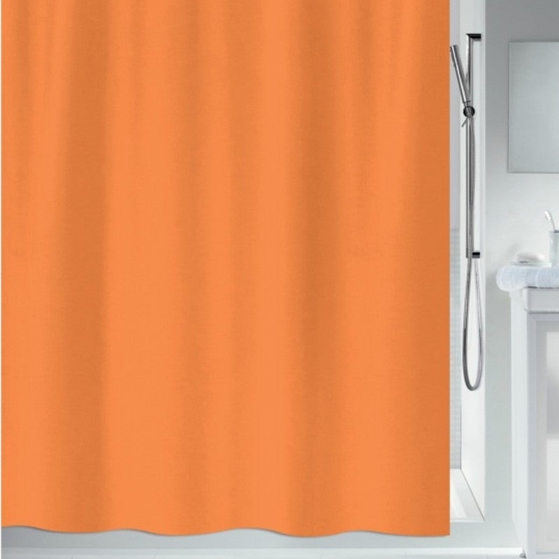 Rideau De Douche Spirella Primo Polyester 120x200cm - Rouge - Collection Haut De Gamme