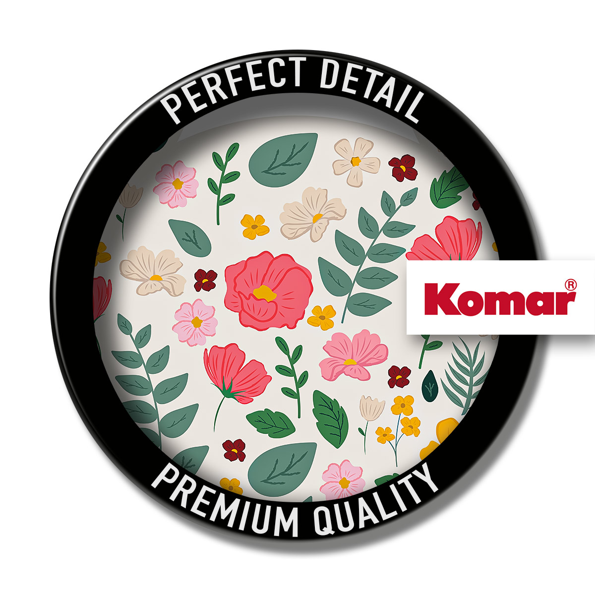 Vinilos decorativos gigantes de komar - disney mickey head wildflowers - talla: 125 x 125 cm