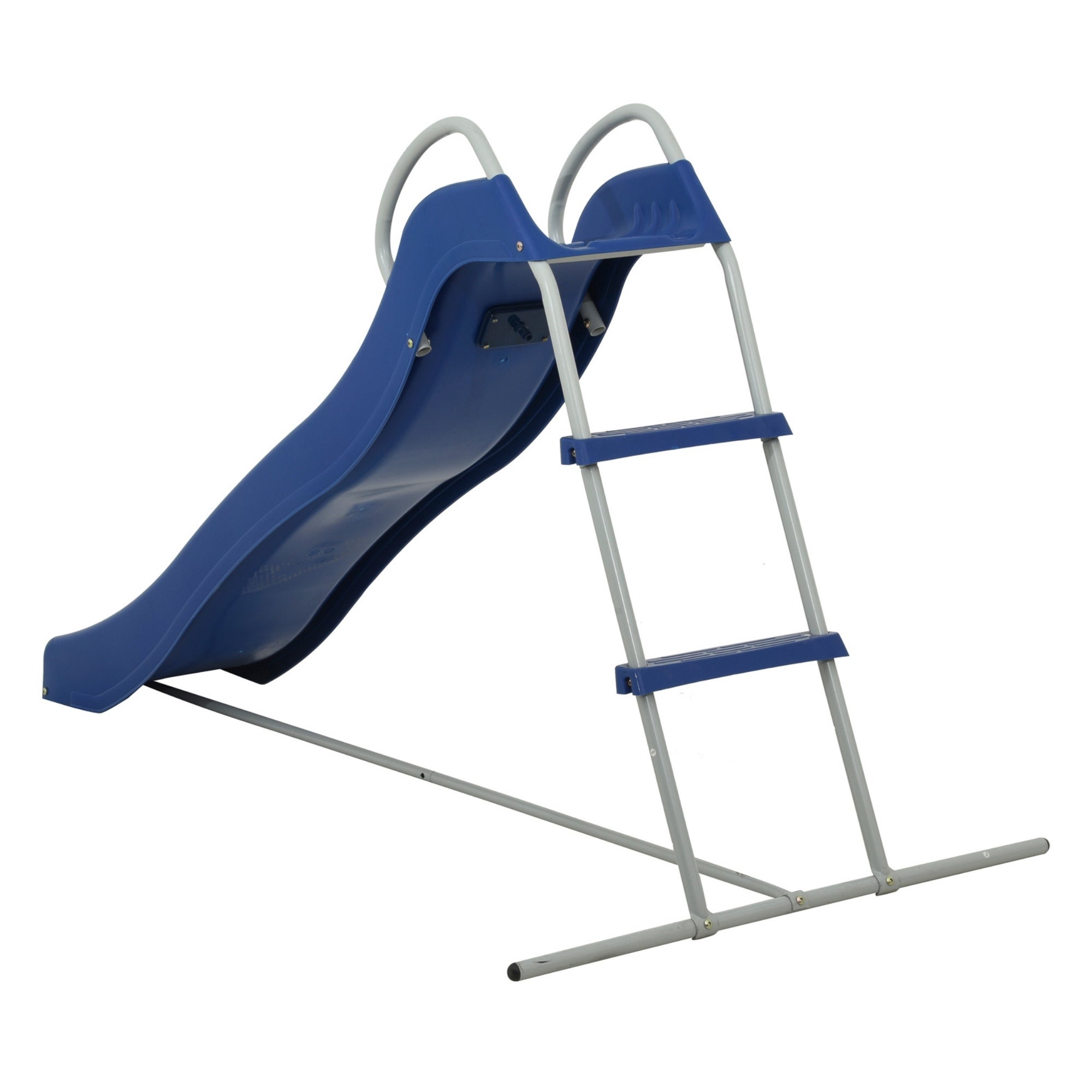 Toboggan,Glissière de Jardin avec Échelle,1.8m,Estructura de jardín exterior,pour Enfants 3+,Usage Extérieur et intérieur,Cadre Acier, Lisse,Bleu - 8