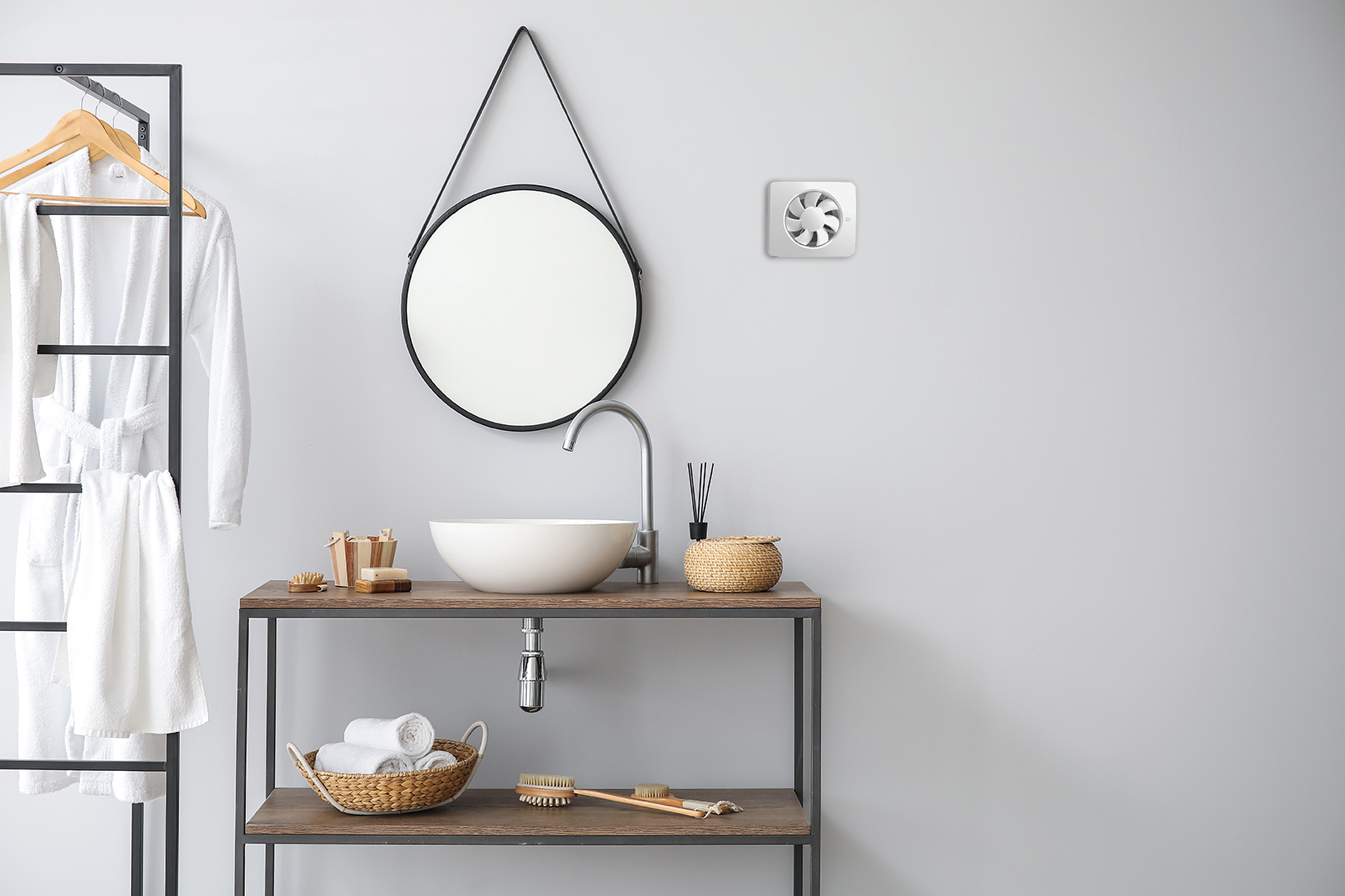 KELIS - Extracteur d'air intelligent connecté pour Salle de Bain, WC et Cuisine - Détection Humidité, Lumière et Odeurs avec Minuterie Intégrée - - 8