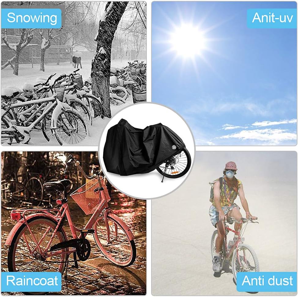 Housse de Vélo,Housse de Protection pour Vélo Imperméable Housse pour Vélo étanche Anti poussière,200x70x110cm - 2