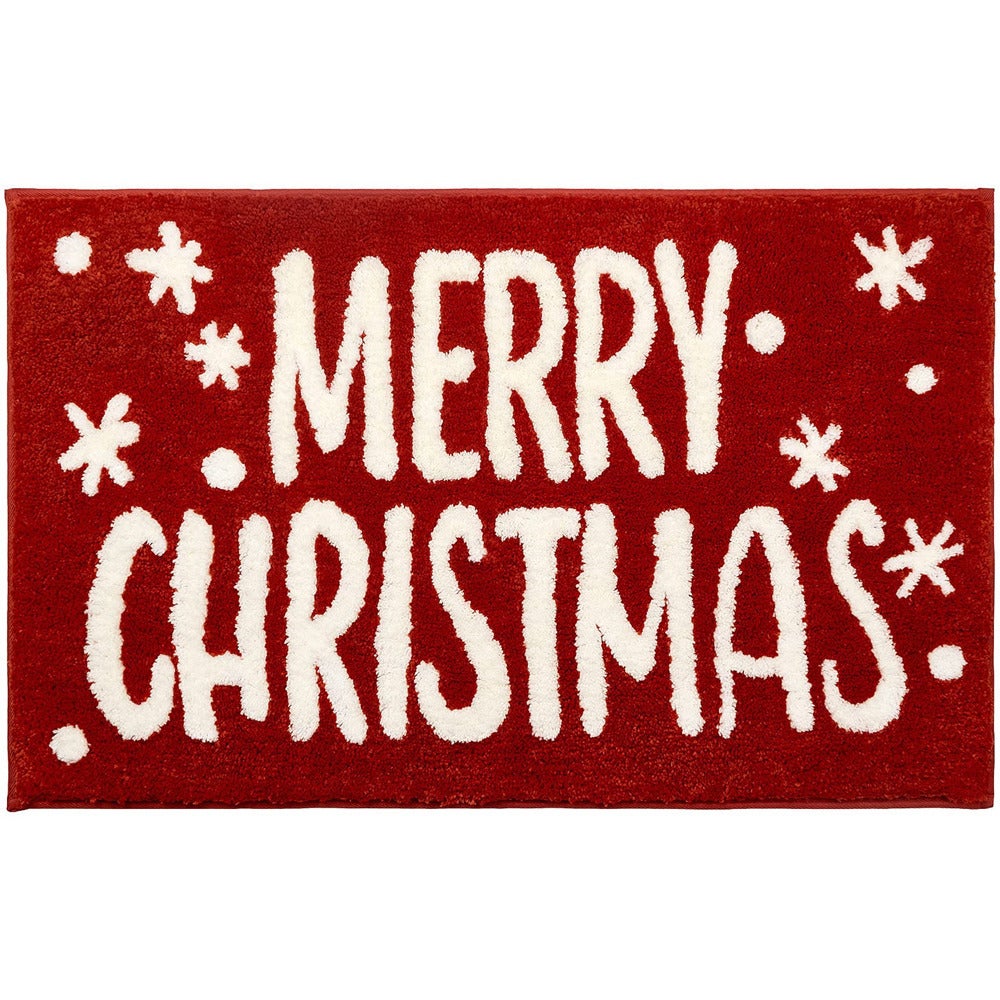 Tappetino da bagno natalizio Merry Christmas in Memory foam Z690