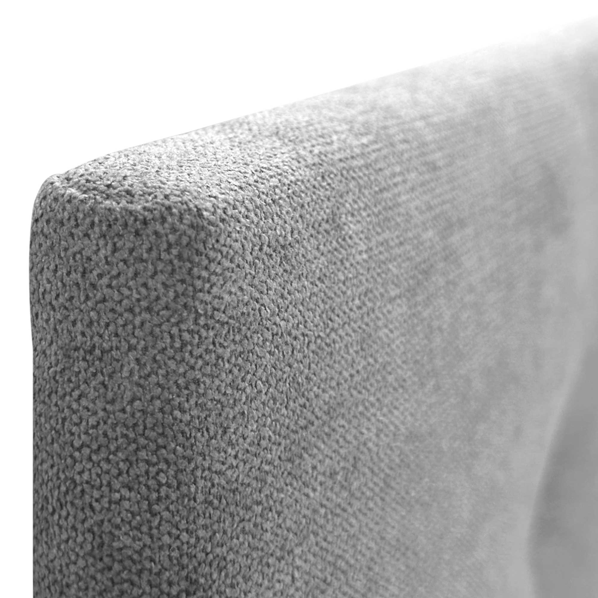 DHOME Cabecero de Tela AQUALINE Liso y con Patas cabeceros Cabezal tapizado Cama Lujo (Tela Gris, 90cm (Camas 70/80/90)) - 5