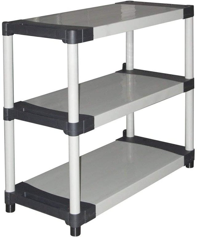 Estantería modular de resina con 3 estantes 80cm