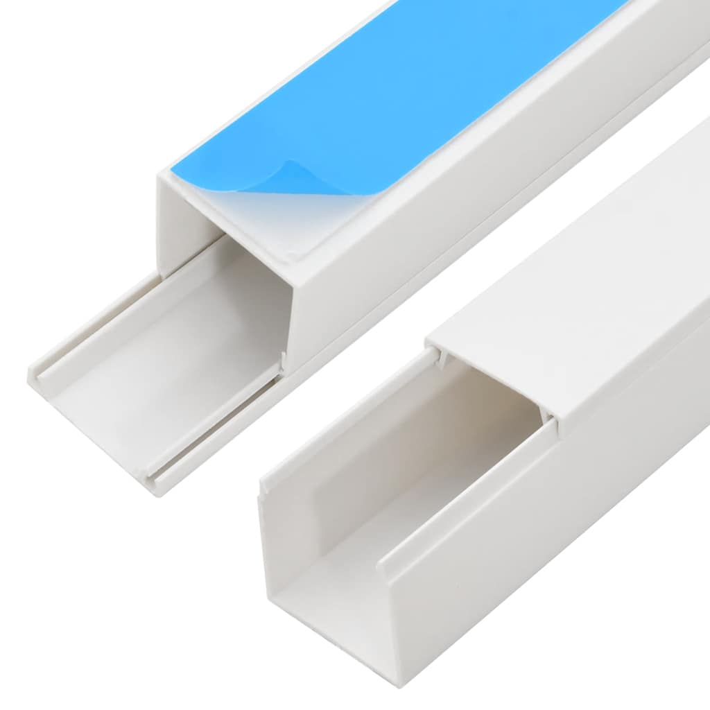 Goulotte de câble autocollante 10 x 10 mm 10 m PVC - 6
