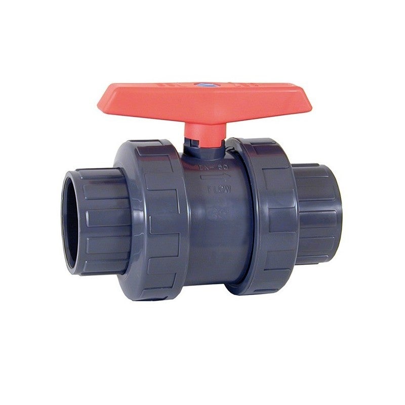 Suinga  Valvula Pvc 75, Llave De Paso Agua Encolar, Ø 75Mm Pn 10, Válvula De Bola Pegar Pvc Pvc, Leroy Merlin