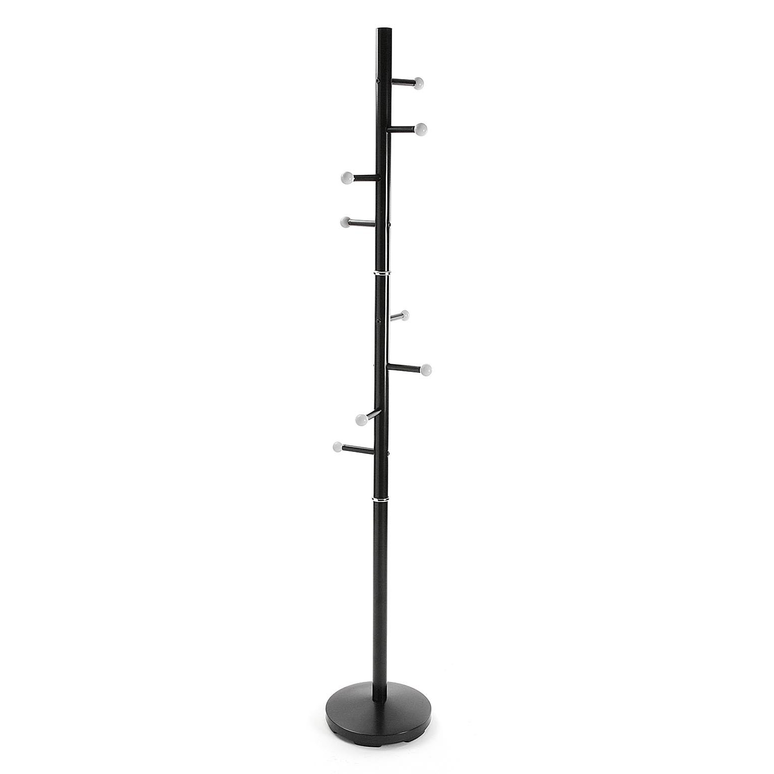 Versa Swindon Porte-Manteau Minimaliste Gris 185 Cm - 9 Crochets