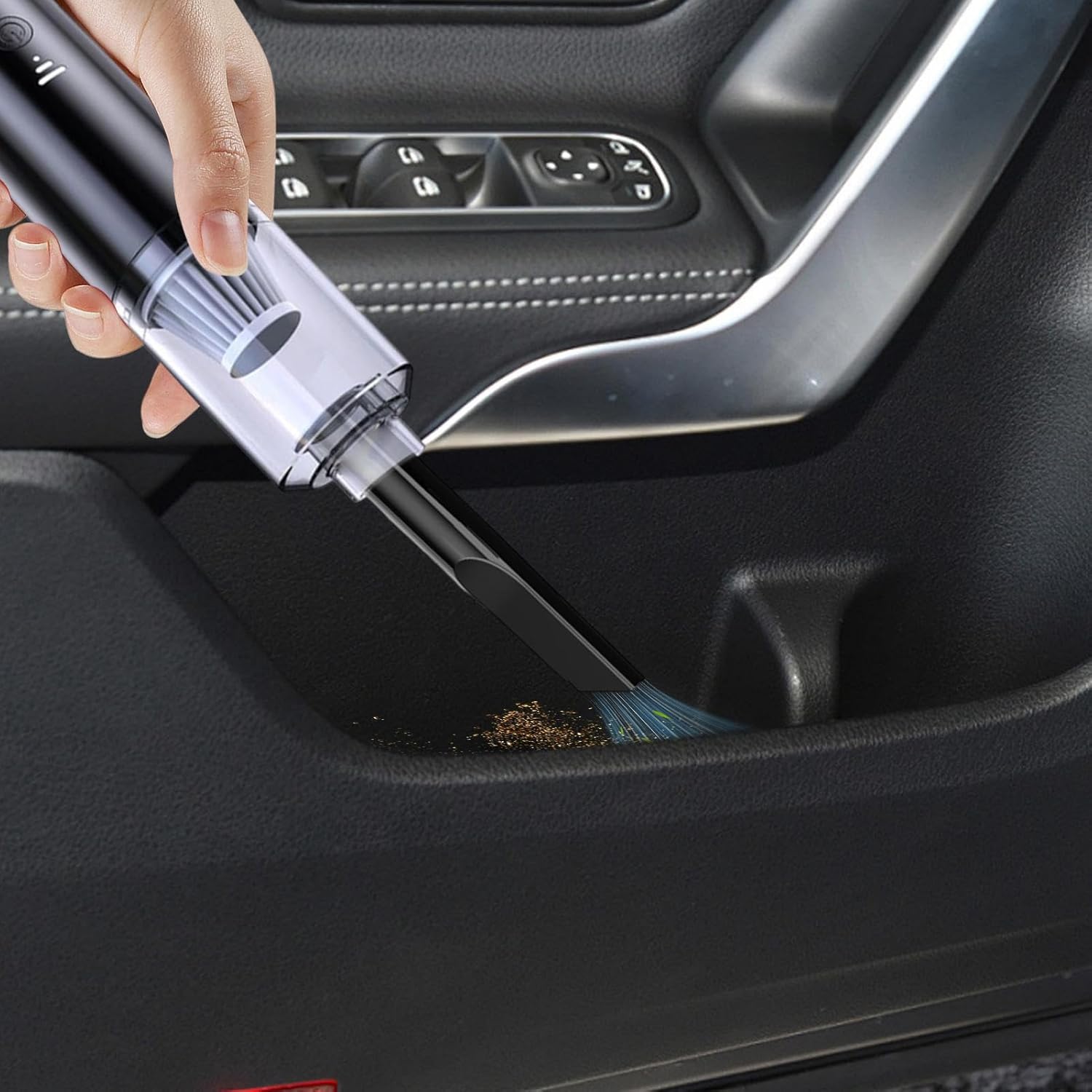 Aspirador de pó portátil sem fio para carro - Aspirador de mão para carros | Compacto para sofás, carpetes e interiores de veículos - 2