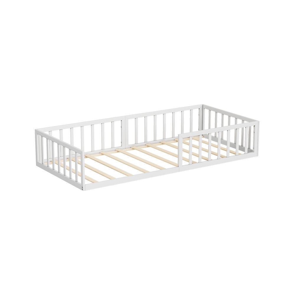 Vitalispa Łóżko dla dzieci Minno, Biały, 90x200 Bez materaca