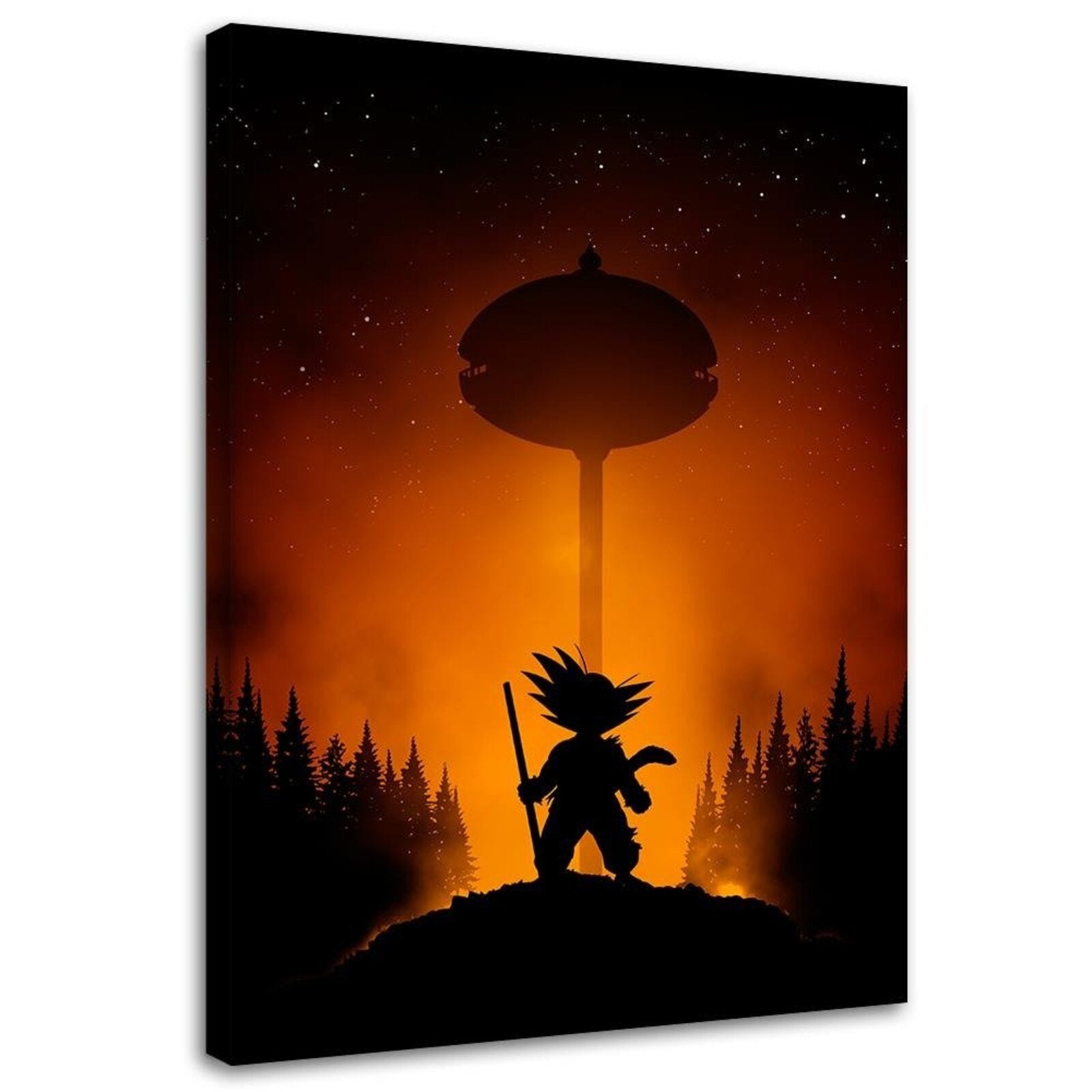 Dragon ball tableau Son Goku toile sans cadre 60×80cm