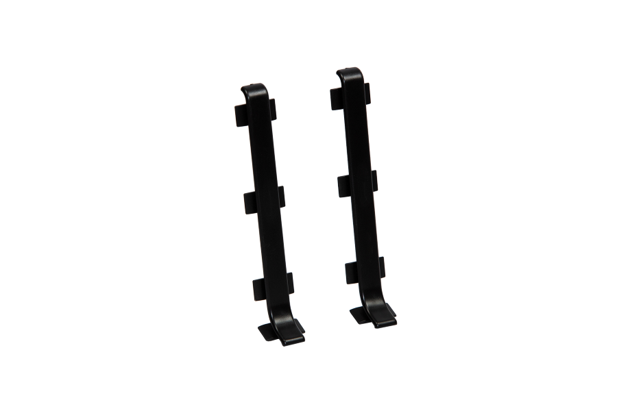 Łącznik do listwy przypodłogowej LP80 cokołowa 80mm 1kpl=2szt Cezar Czarny RAL9005 Mat