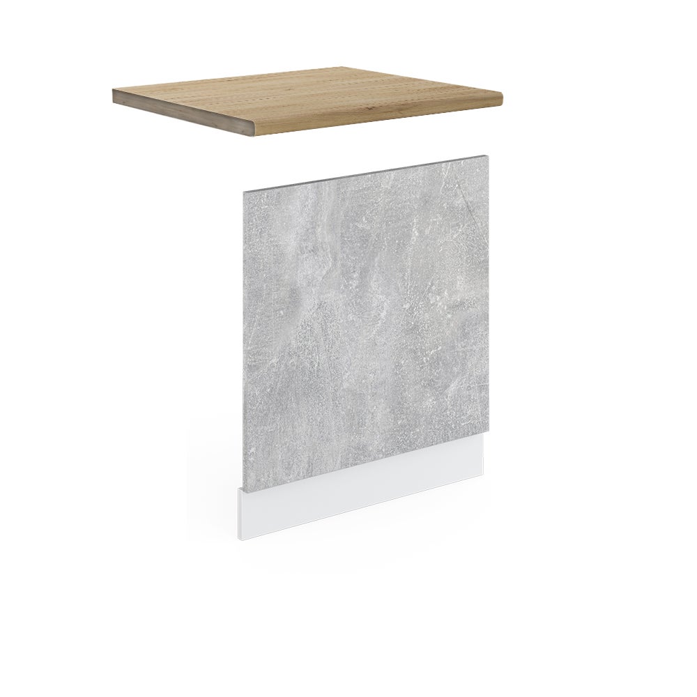 Vicco Panel przedni R-Line, Beton, 60 cm , BP Dąb