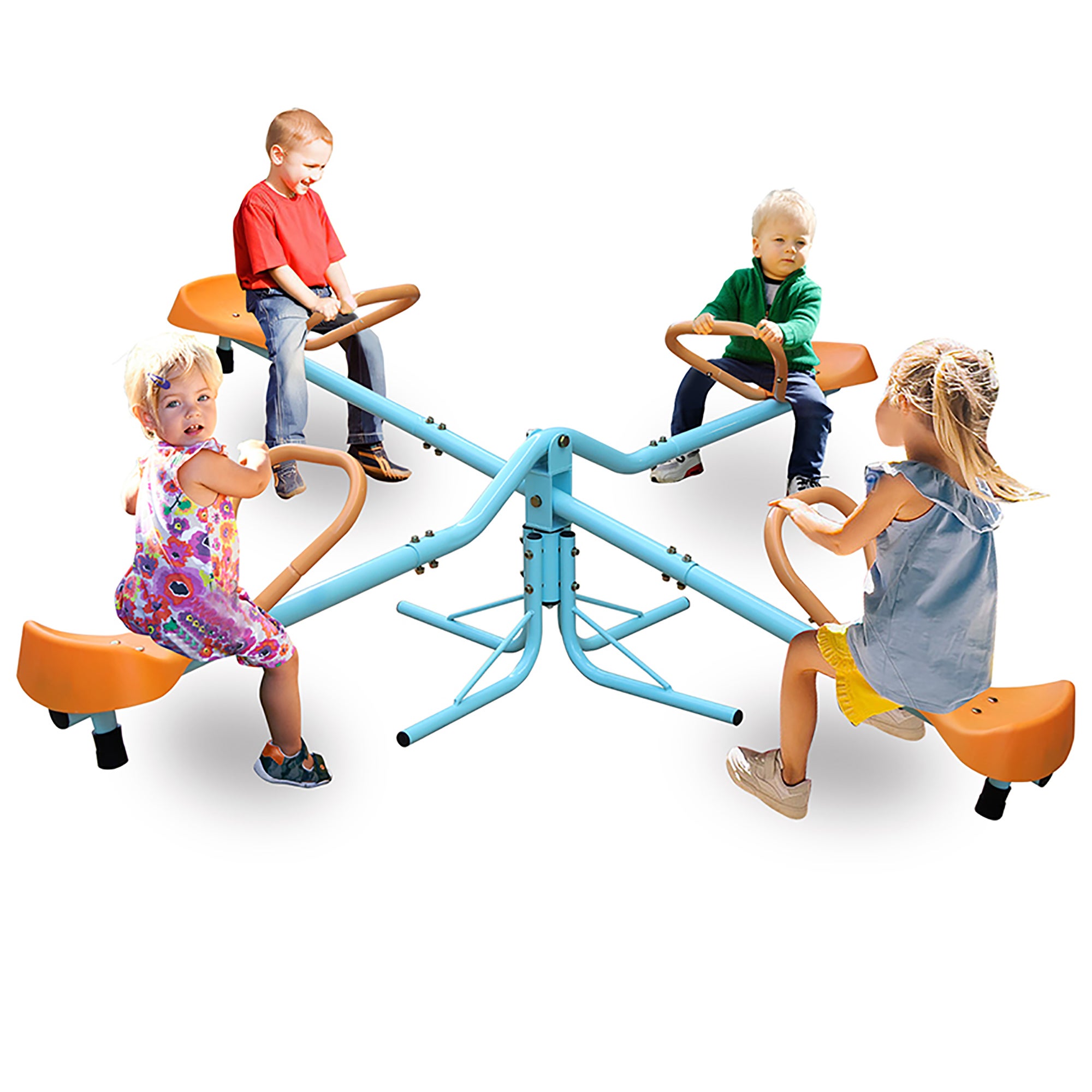 Bascule enfants et adultes – structure métallique robuste, poignées ...