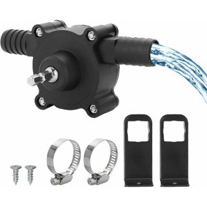 Pompa Autoadescante Per Trasferimento Carburante, Acqua E Olio - Giunto In Rame Con Funzione Anti-Riflusso - Tubo PVC Da 1,5m O 2,5m - 2