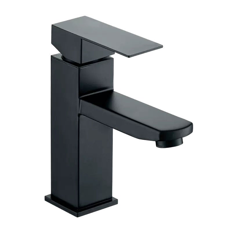 Robinet De Lavabo Salle De Bain Carrée, Mitigeur De Lavabo Monocommande Avec Levier Unique Melangeur Robinetterie Pour Lavabo Vasque A Poser 97081574