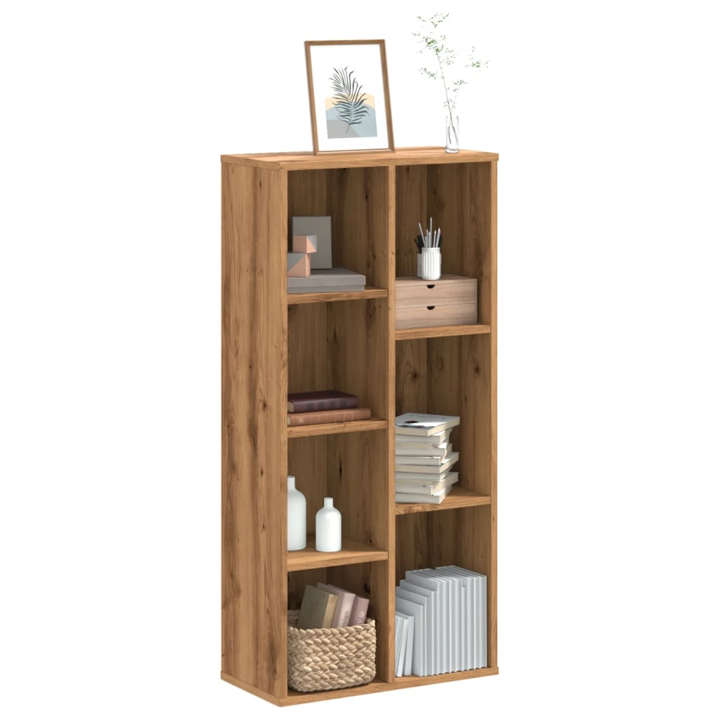 Bibliothèque pour Séjour en Bois Marron H. 25 x l. 50 x P. 25 cm - 2