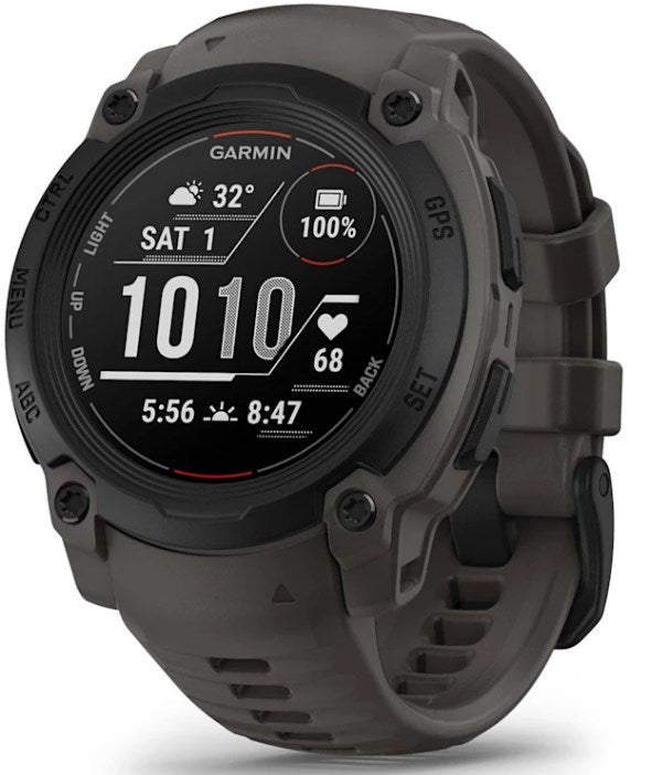 Garmin instinct e, 40 mm, black con cinturino charcoal