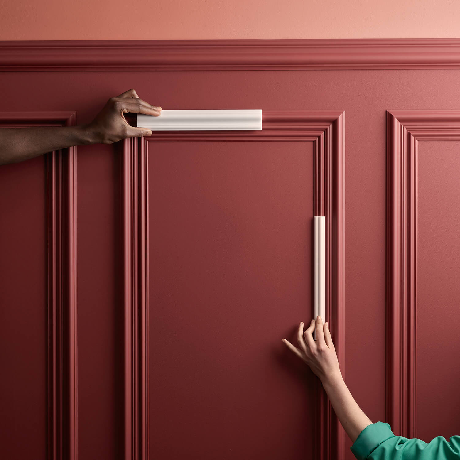 Moldura para pared AXXENT PX201F Moldura decorativa Perfil de estuco 2 m - 5