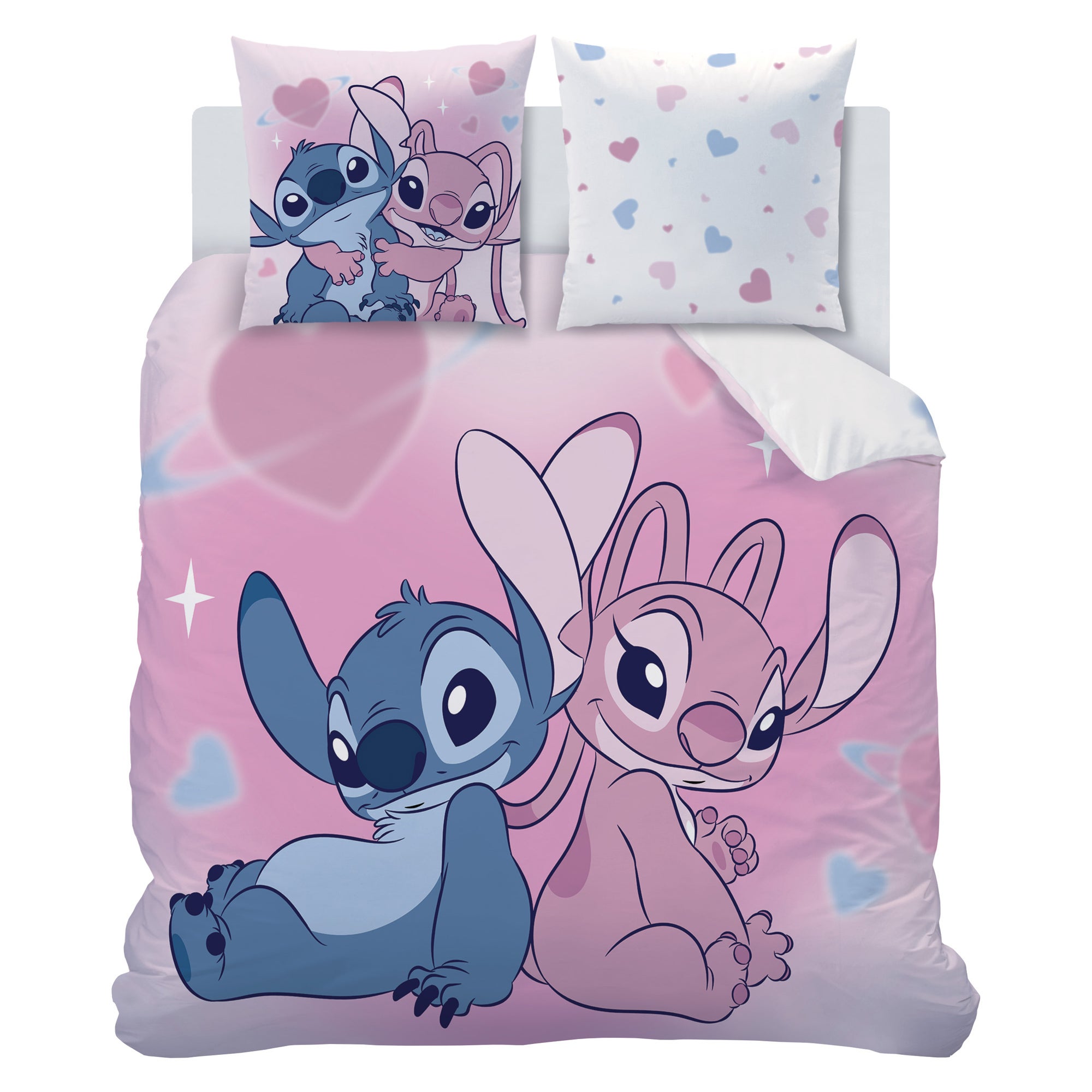 Parure Stitch Leclerc Parure De Lit Stitch Ohana - 100% Coton (100x135cm) Parure De Lit 90x190 Enfant Stitch