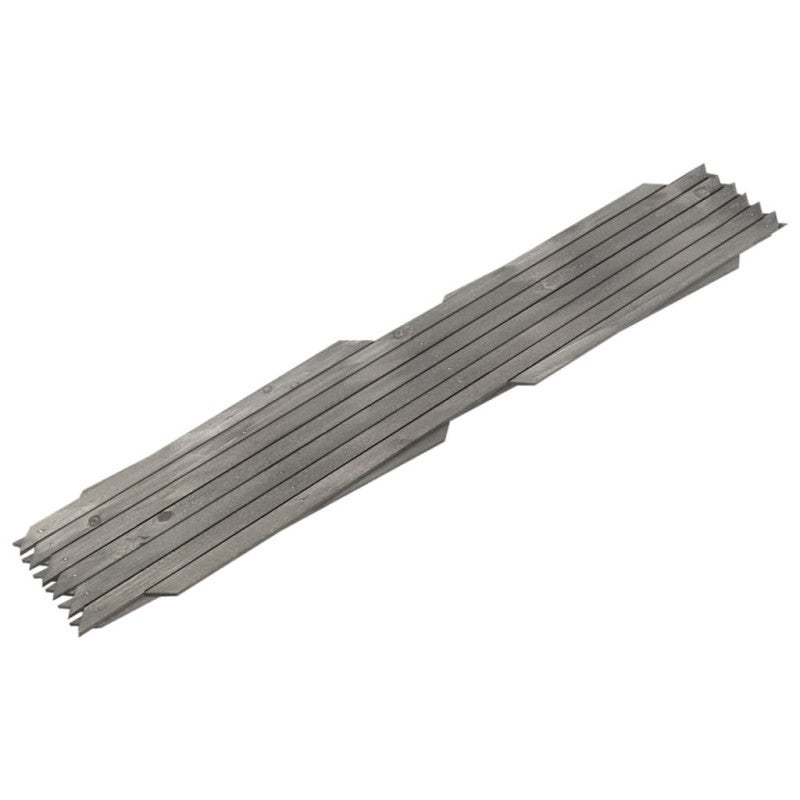 Recinzione a Traliccio 5 pz in Massello Abete Grigio 180x60 cm vidaXL - 3