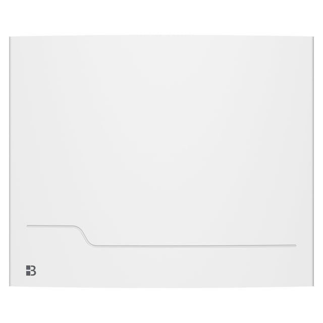 Radiateur électrique fixe à inertie sèche fonte 1000W Bestherm ZOE horizontal blanc