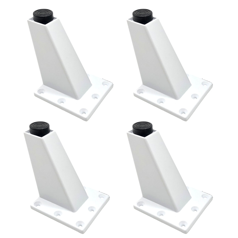 Lot 4 Piquets De Vélo Uxcell Aluminium Antidérapants 3/8" - Violet/noir - 100mm