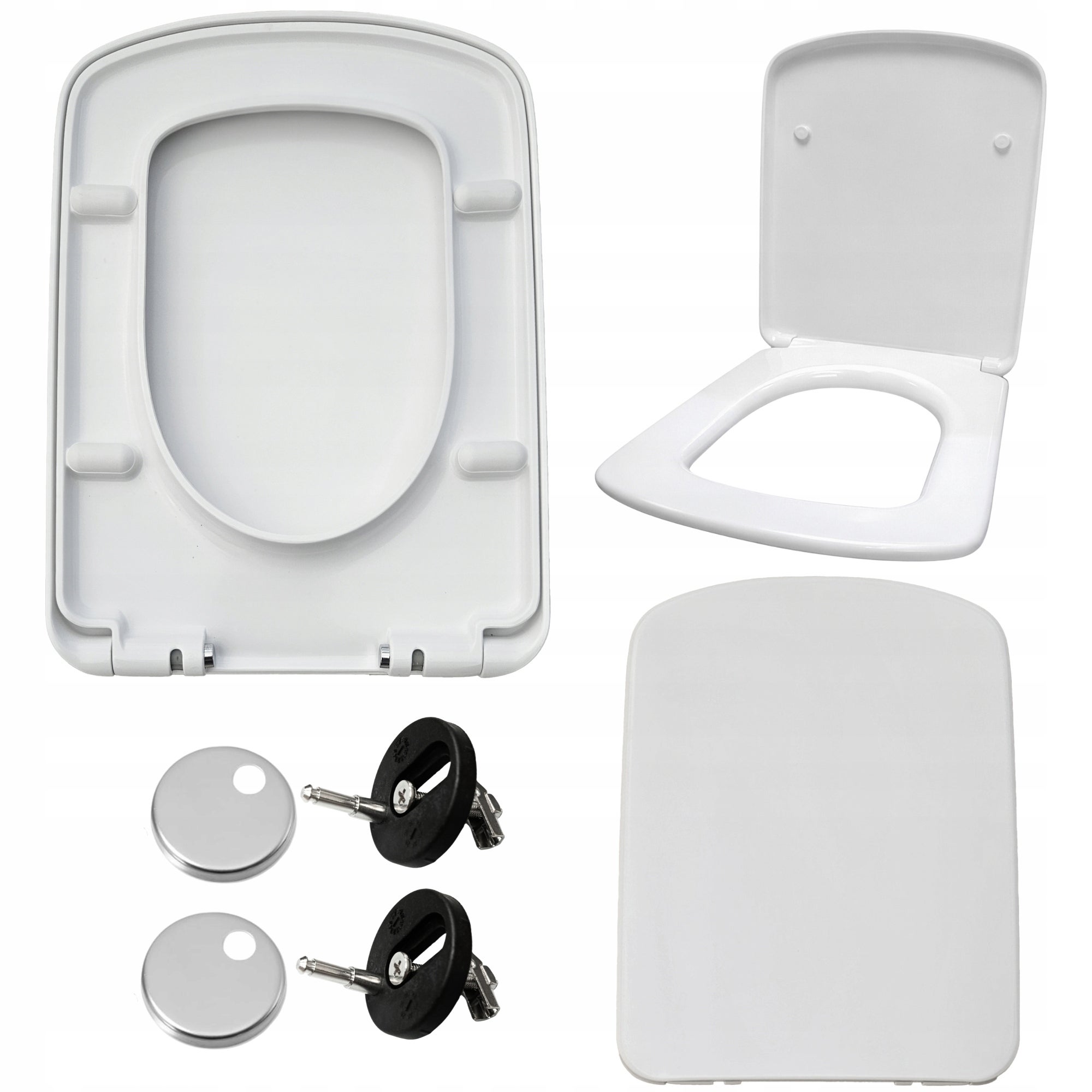 Deska sedesowa WC do KOŁO NOVA PRO Geberit SELNOVA wolnoopadająca Estiva PN duroplast prostokątna antybakteryjna 1 szt.