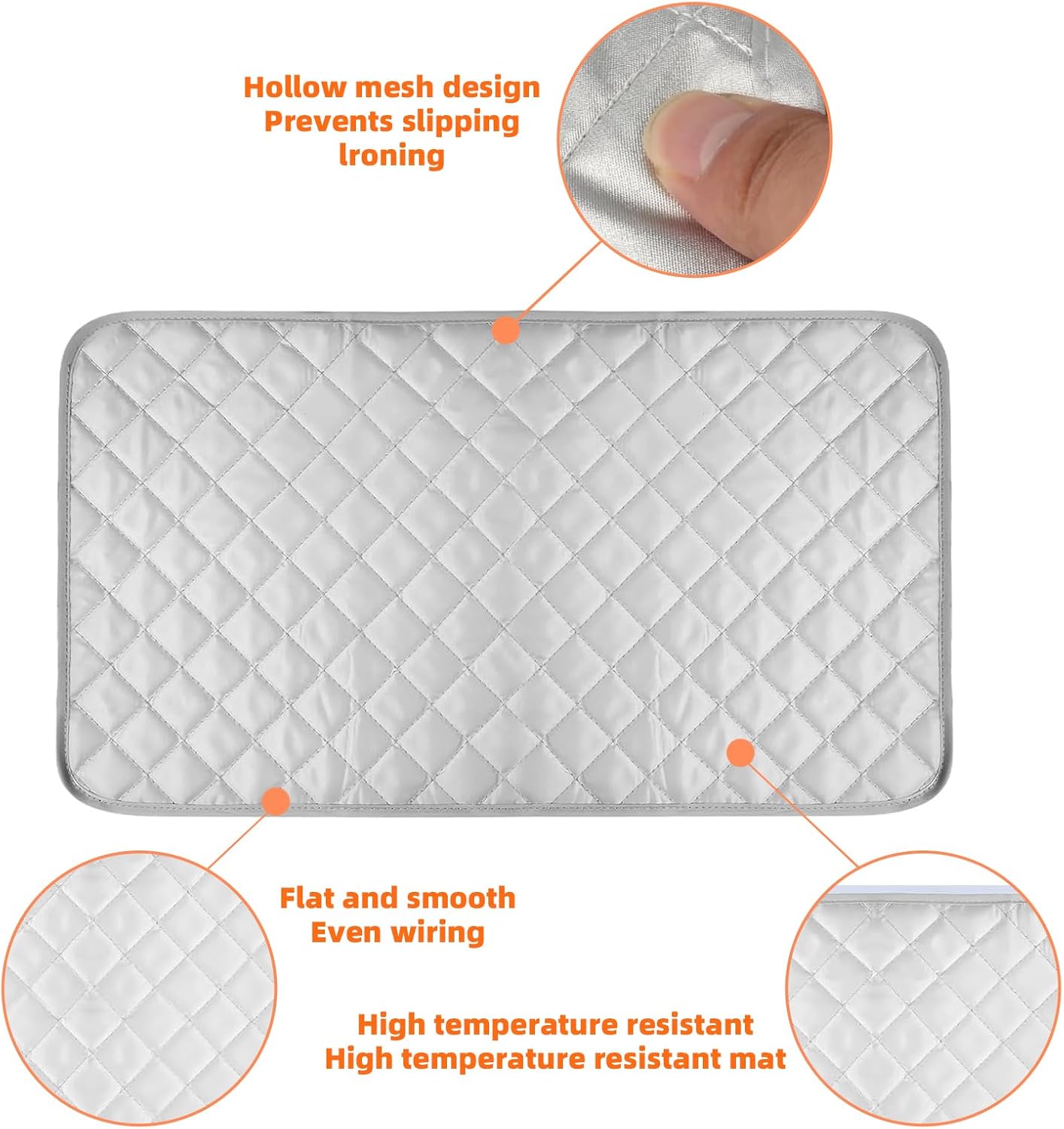 Telo Da Stiro Pieghevole Resistente Al Calore In Cotone - 45x85 Cm, Portatile E Salvaspazio Per Casa E Viaggio