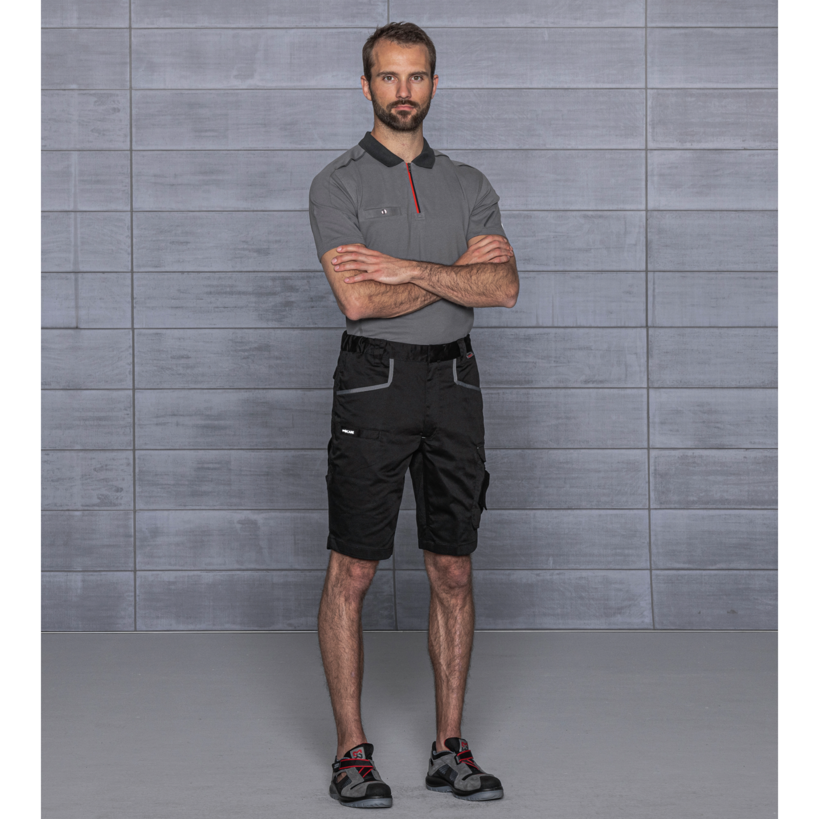 Polo de travail Stretch X Würth MODYF gris - 8